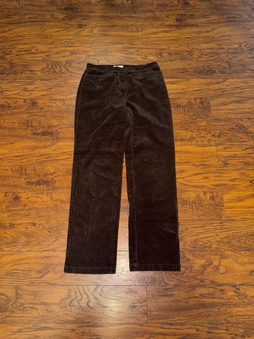 Jones Sport Corduroy Pants Size 10 Brown Stretch Cotton